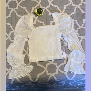 New!! 💓Crop top ballon sleeved